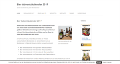 Desktop Screenshot of bier-adventskalender.info