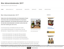 Tablet Screenshot of bier-adventskalender.info